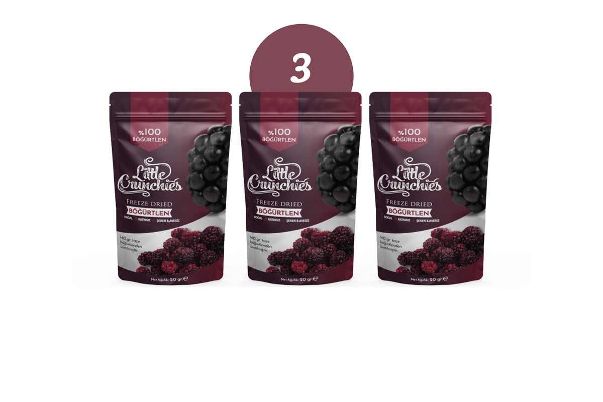 Freeze Dried Böğürtlen 3'lü Paket
