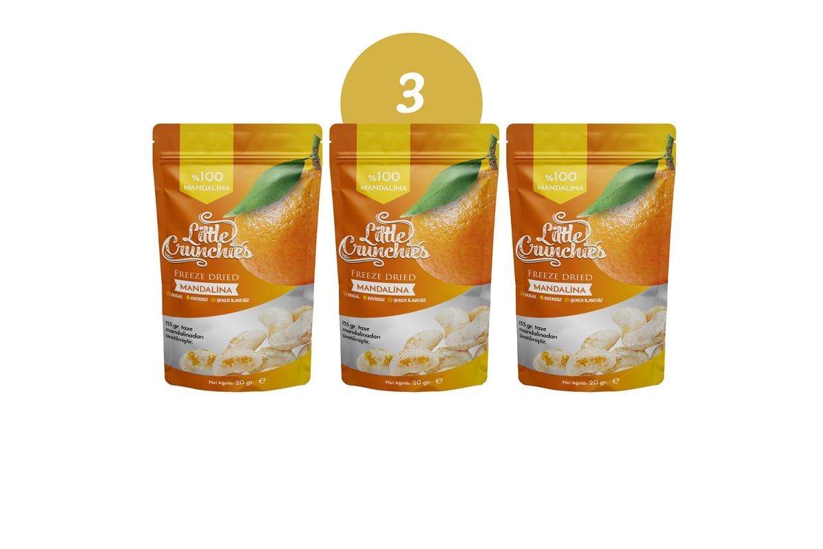 Freeze Dried Mandalina 3'lü Paket