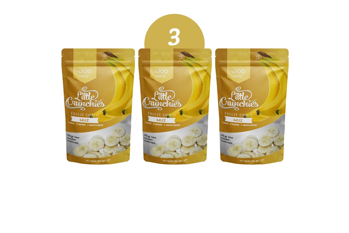Freeze Dried Muz 3'lü Paket
