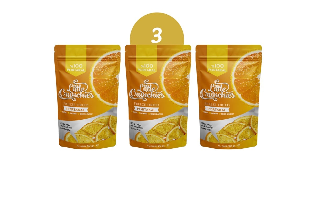 Freeze Dried Portakal 3'lü Paket
