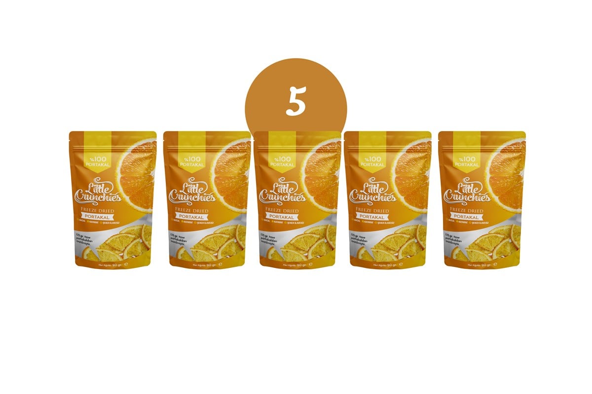 Freeze Dried Portakal 5'li Paket