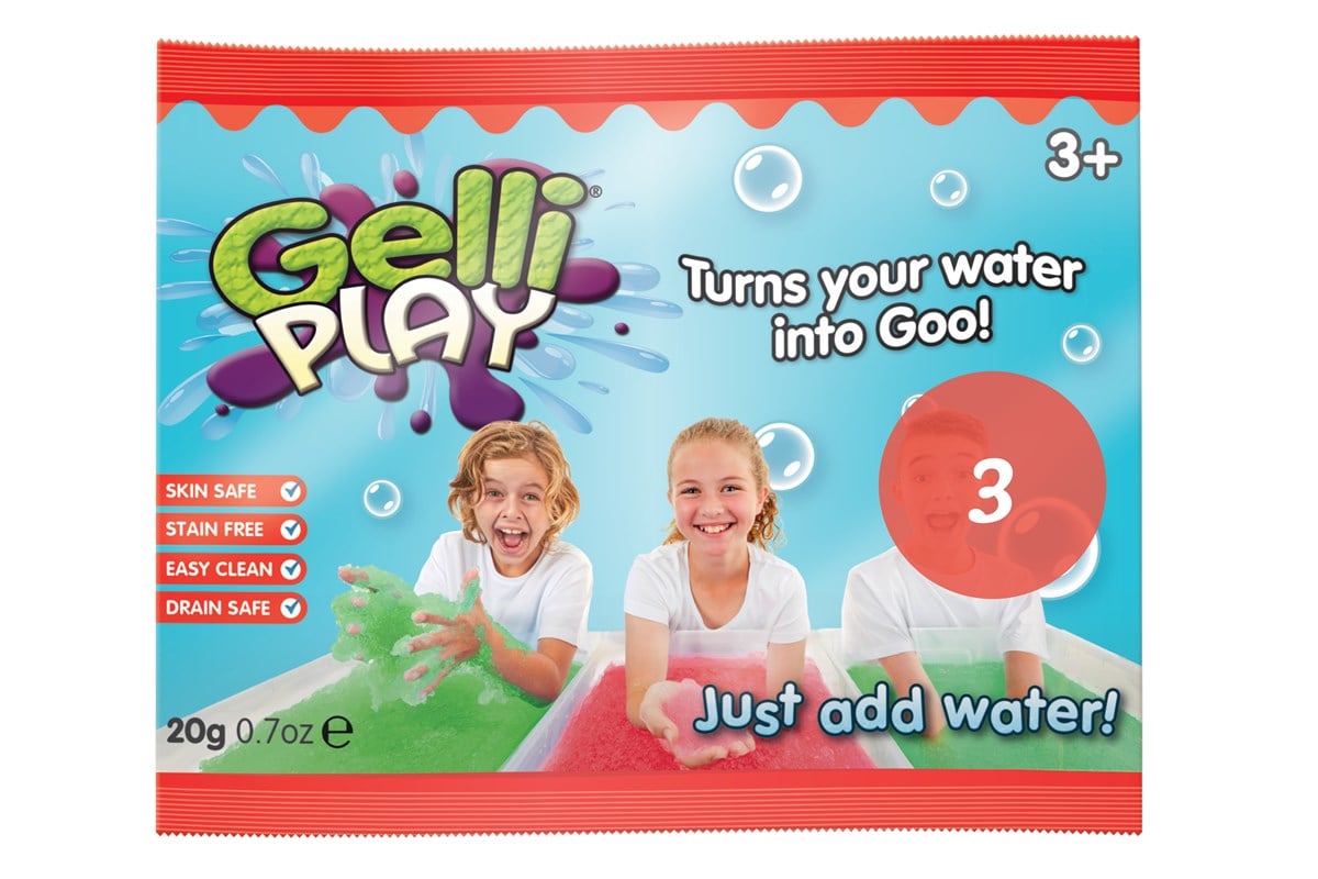 Gelli Play Kırmızı Yedek Jel 3'lü Paket 
