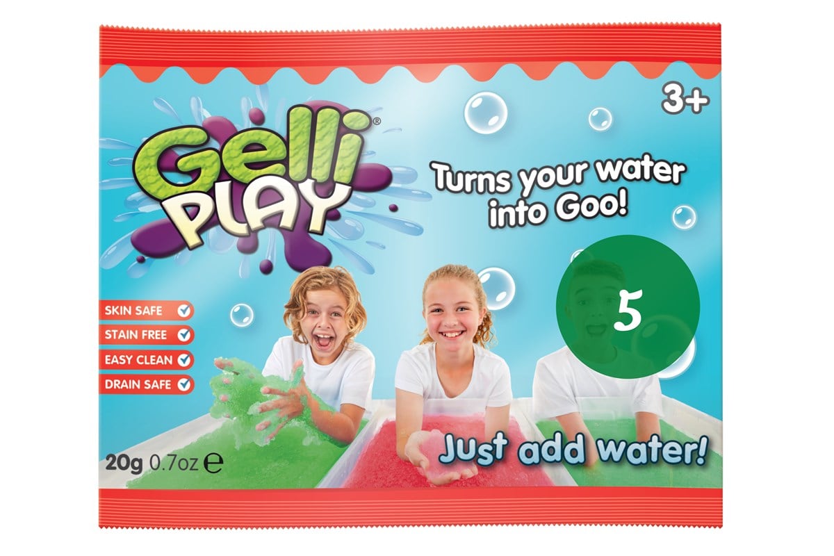 Gelli Play Yeşil Yedek Jel 5'li Paket 