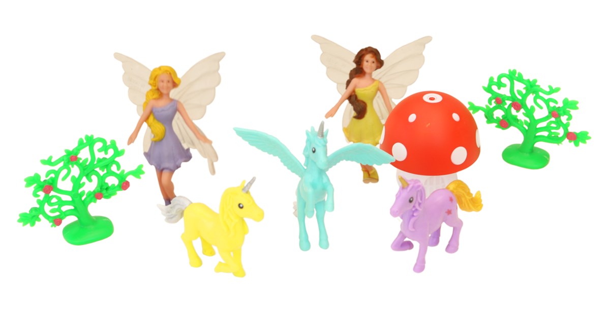 Gelli Worlds Fantasy Pack Unicorn Figür Oyuncaklar