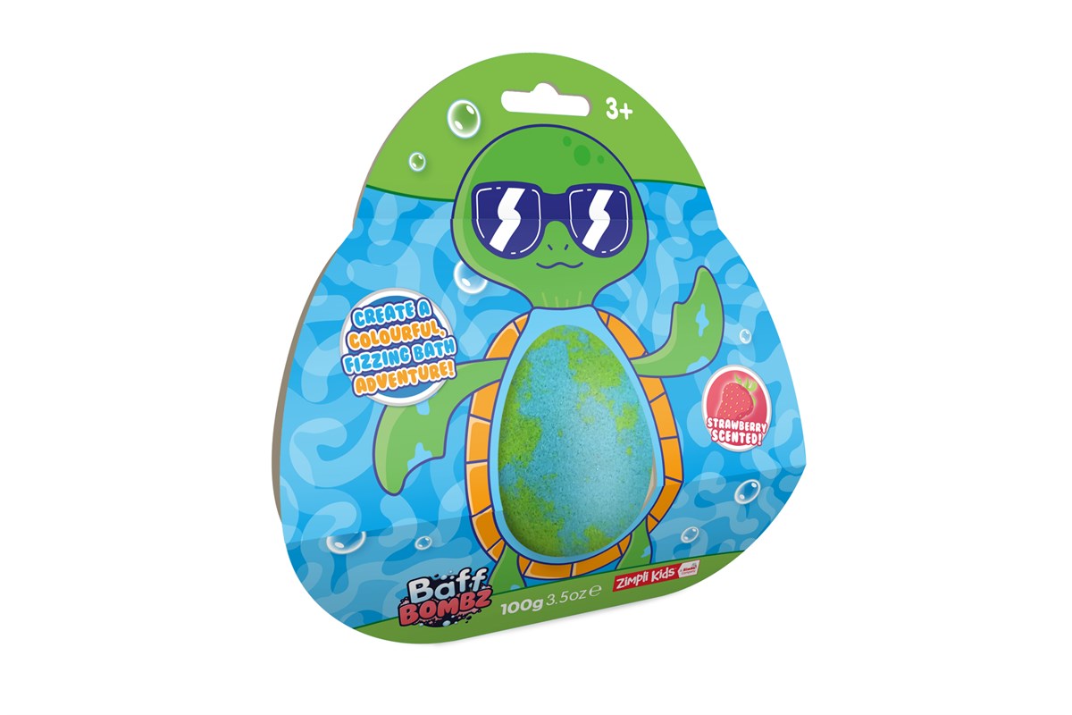 Turtle Baff Bombz Rengarenk Nem Topu Banyo Bombası
