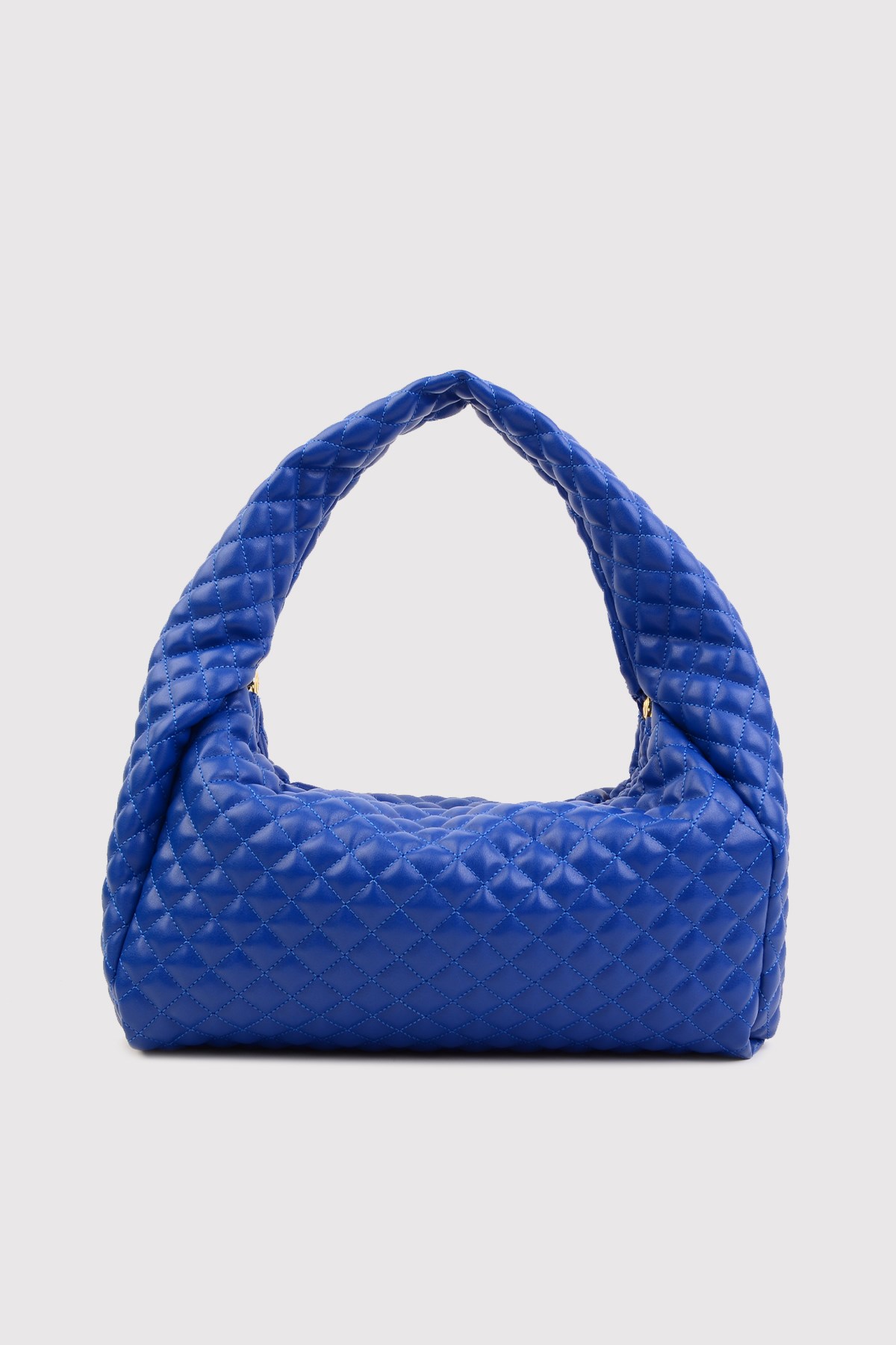 Mavi Kadın Kapitone Omuz Çantası