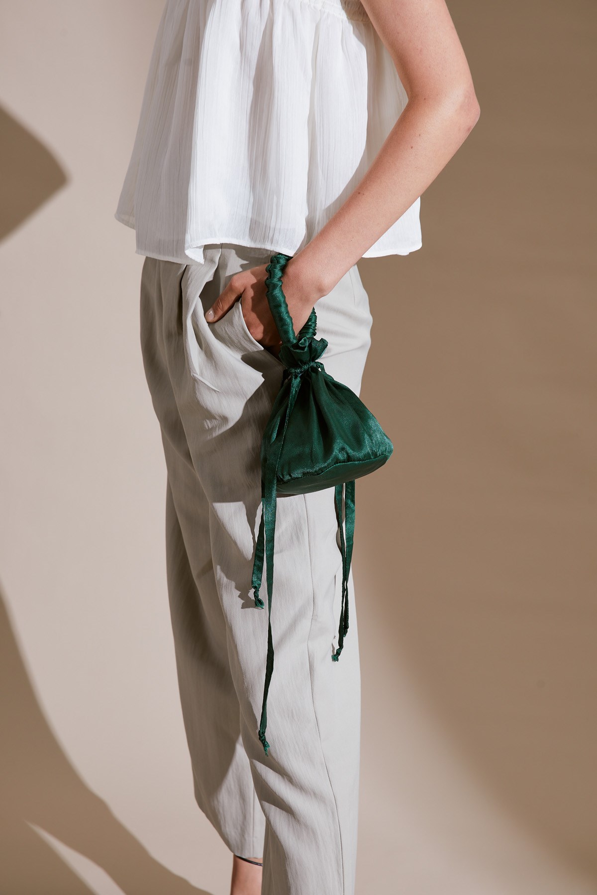 ELEGANT SCARFBAG-ZÜMRÜT