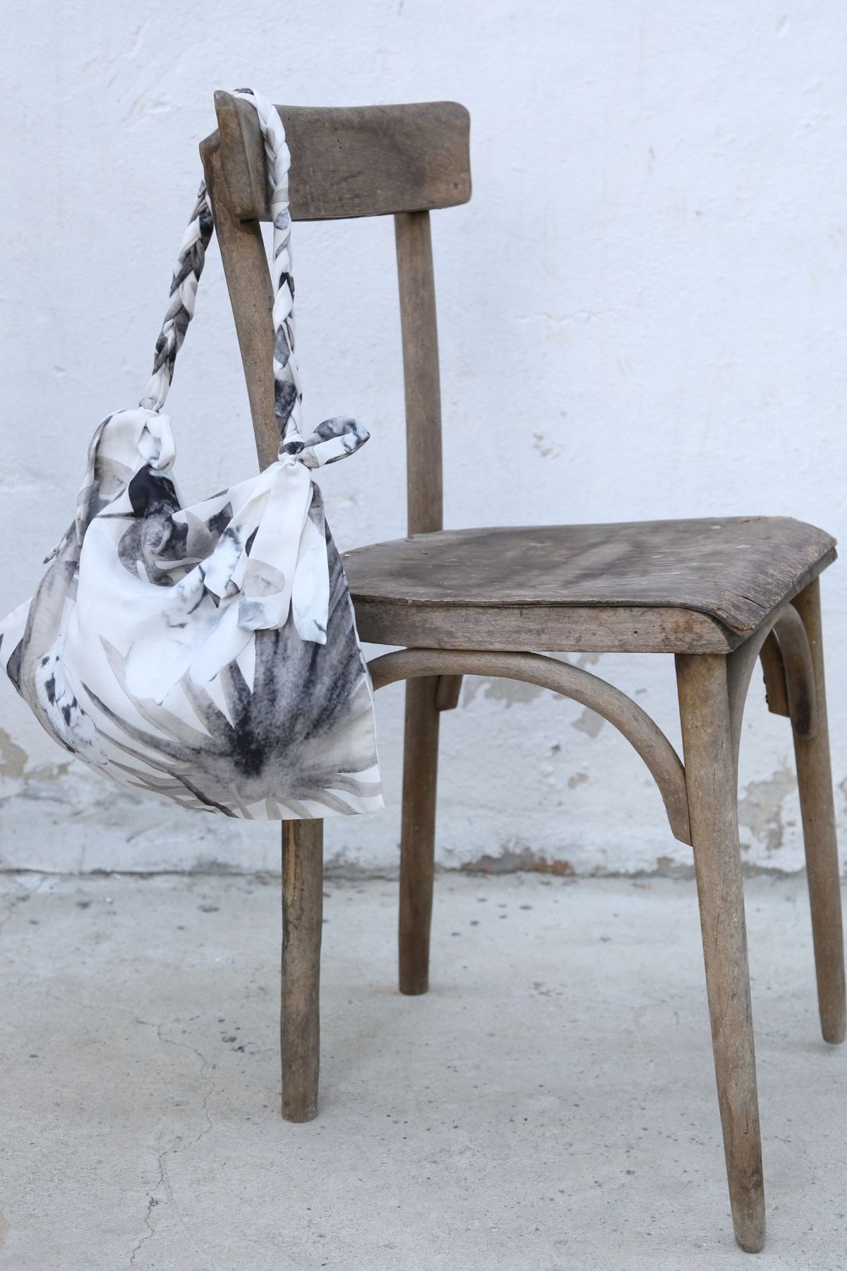 KNIT HANDLE SCARFBAG-K.BYZ-VZN