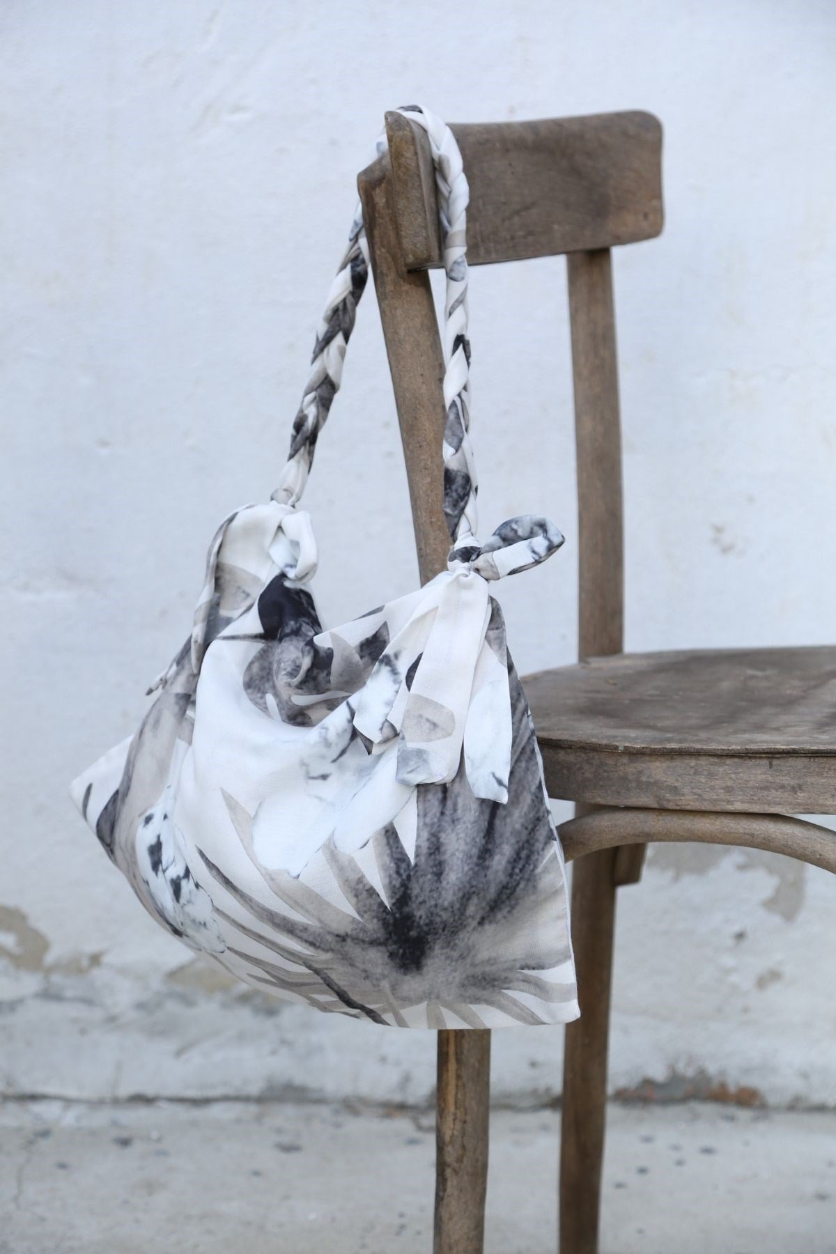 KNIT HANDLE SCARFBAG-K.BYZ-VZN