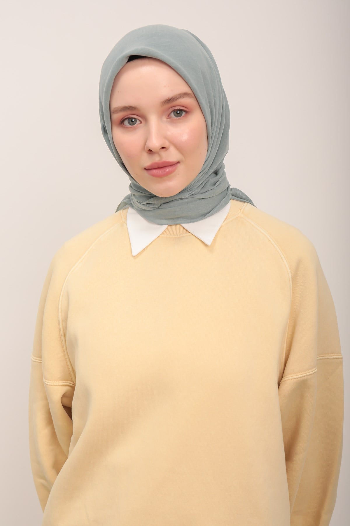 Pano Pamuk Eşarp Aqua 1776