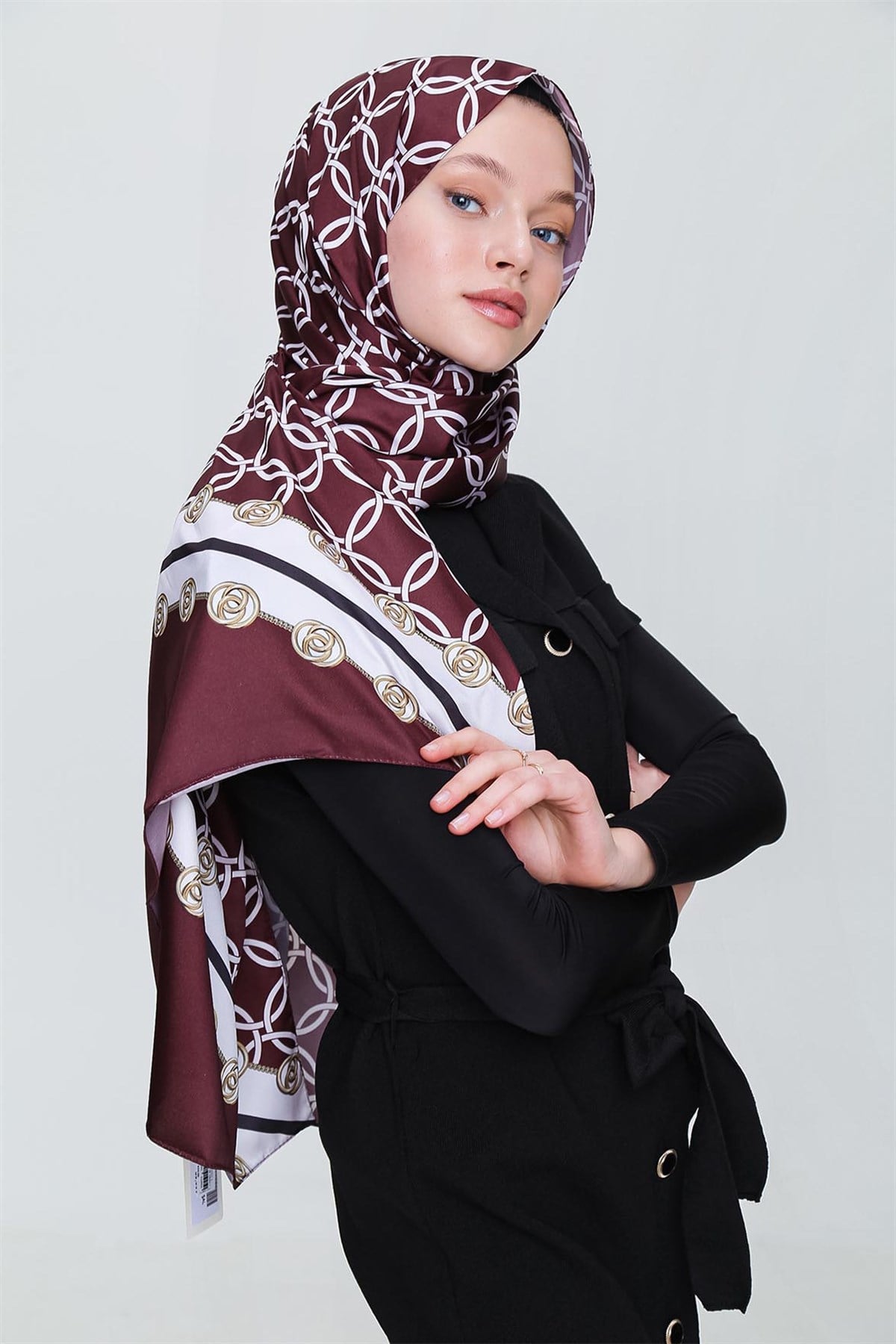 SHANTUQ TWİLL ŞAL HALKA DESEN-BRD-İ.KRM
