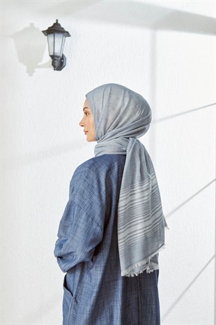 KATRİN ŞAL 7995-MAVİ-2