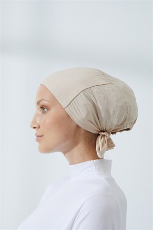 LİKRALI PENYE BONE-BEJ-2