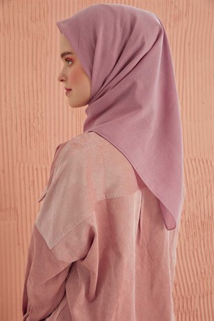 Pano Pamuk Eşarp Koyu Pembe 1237