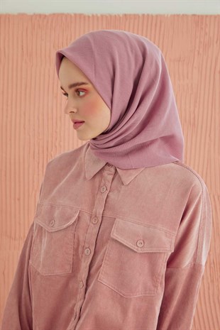 Pano Pamuk Eşarp Koyu Pembe 1237