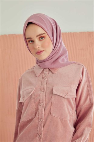 Pano Pamuk Eşarp Koyu Pembe 1237