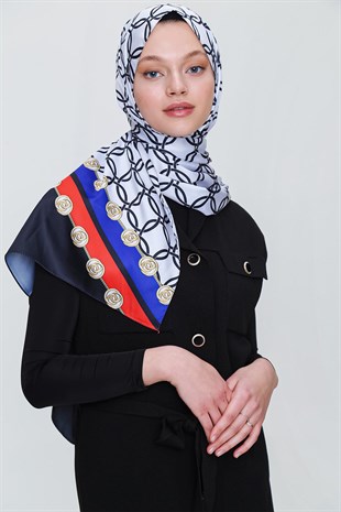 SHANTUQ TWİLL ŞAL HALKA DESEN-K.BYZ-SKS