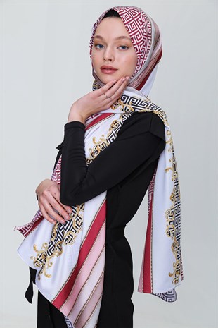 SHANTUQ TWİLL ŞAL ZİNCİR DESEN-K.BYZ-BRD