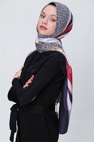 SHANTUQ TWİLL ŞAL ZİNCİR DESEN-K.BYZ-SYH