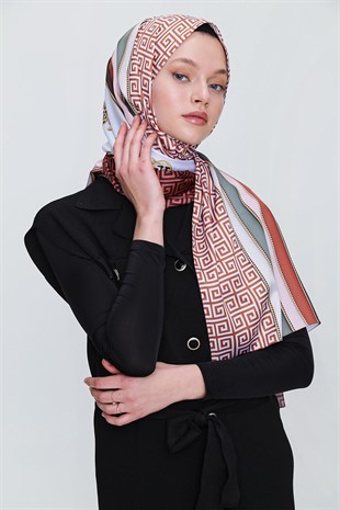 SHANTUQ TWİLL ŞAL ZİNCİR DESEN-TRÇN-K.BYZ