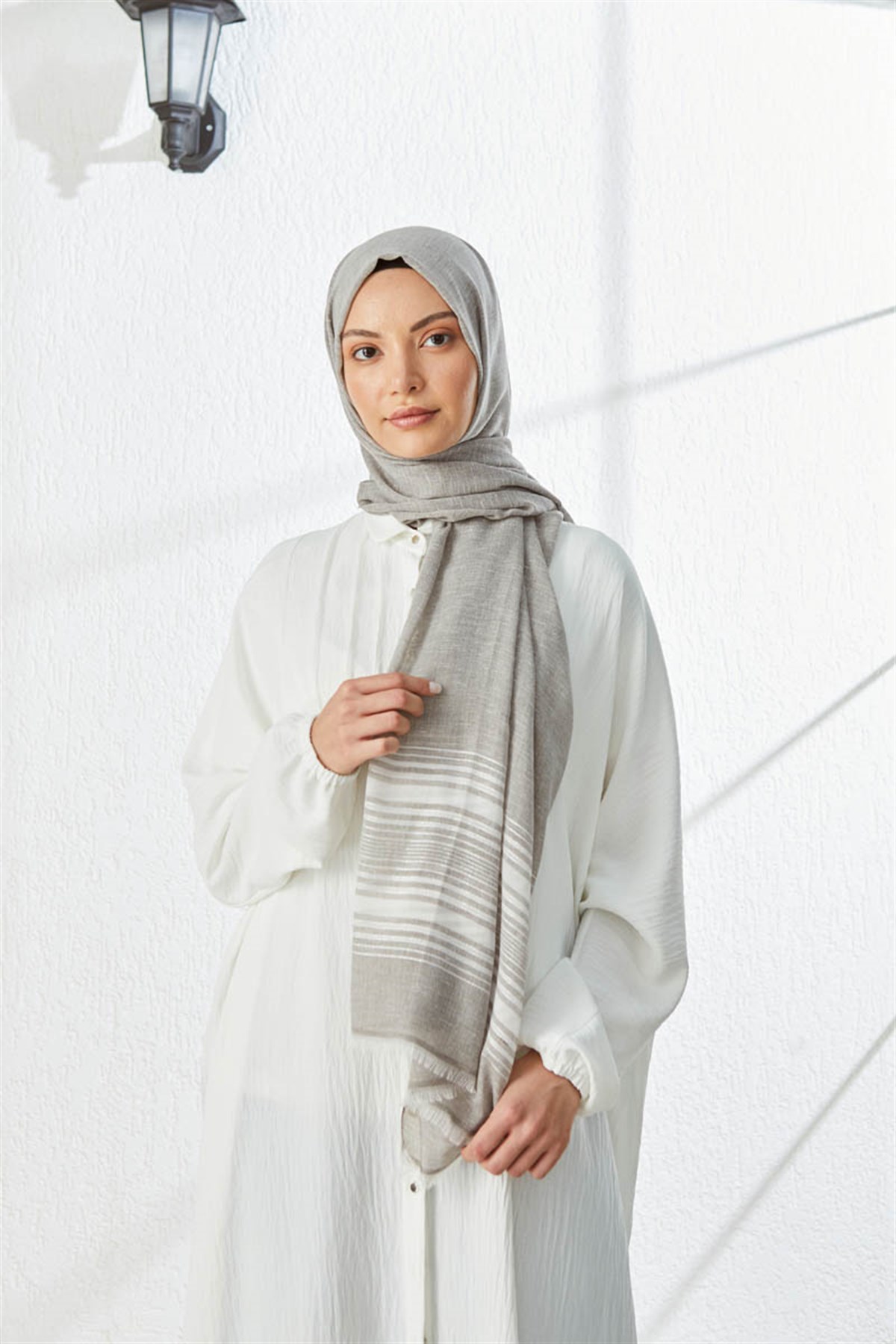 KATRİN ŞAL 7995-KAHVE RENGİ