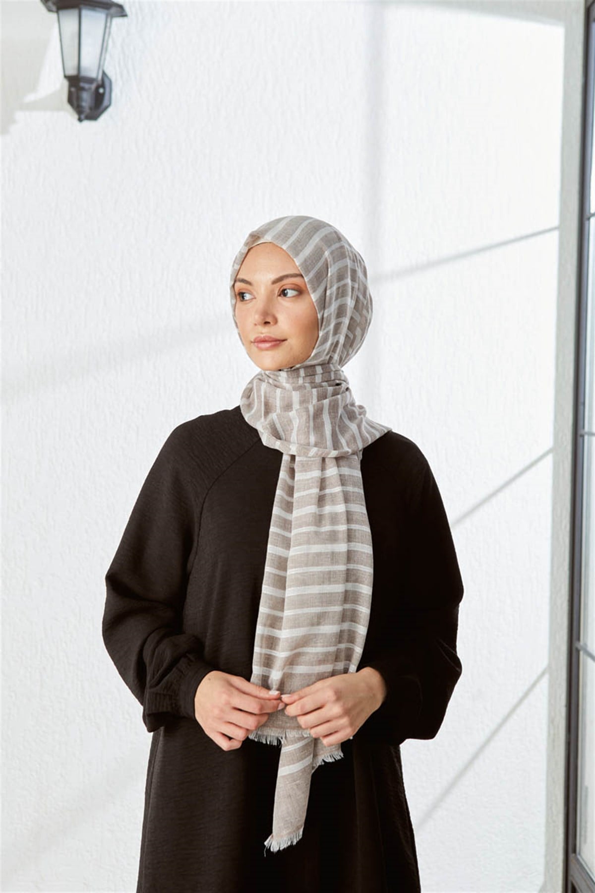 KATRİN ŞAL 7996-VİZON-1