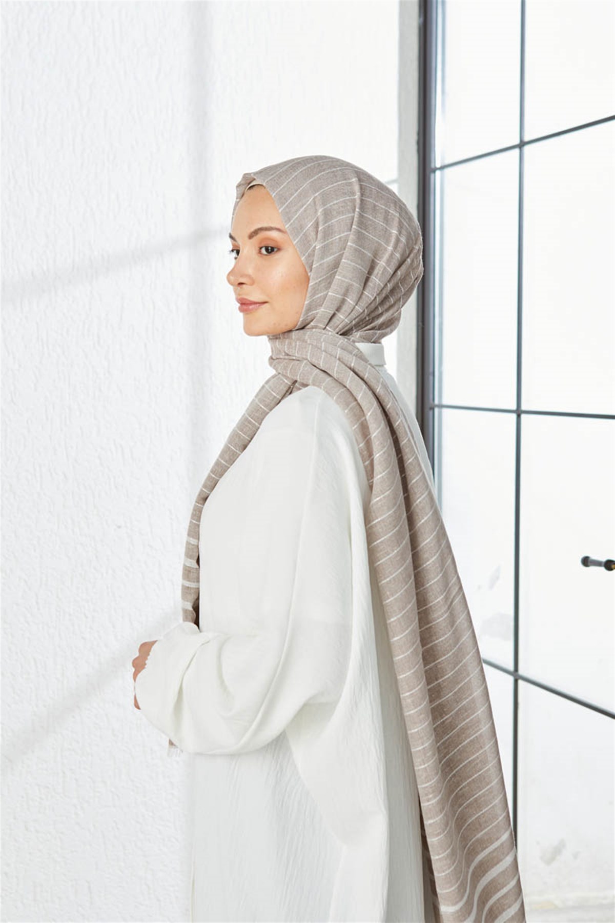 KATRİN ŞAL 7997-SÜTLÜ KAHVE