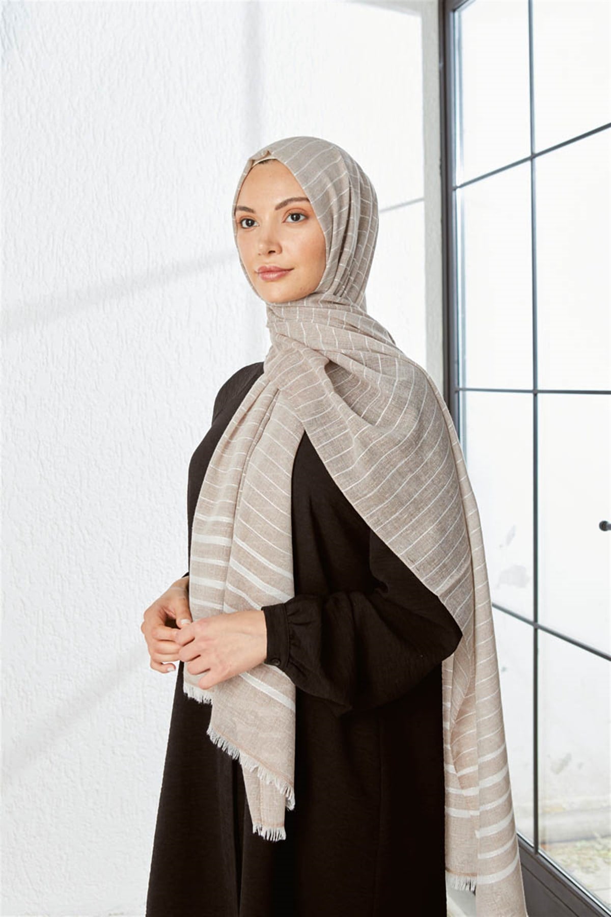 KATRİN ŞAL 7997-VİZON-1