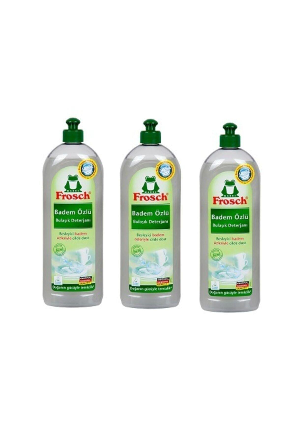 Badem Özlü Bulaşık Deterjanı 750 ml 3 Lü Set