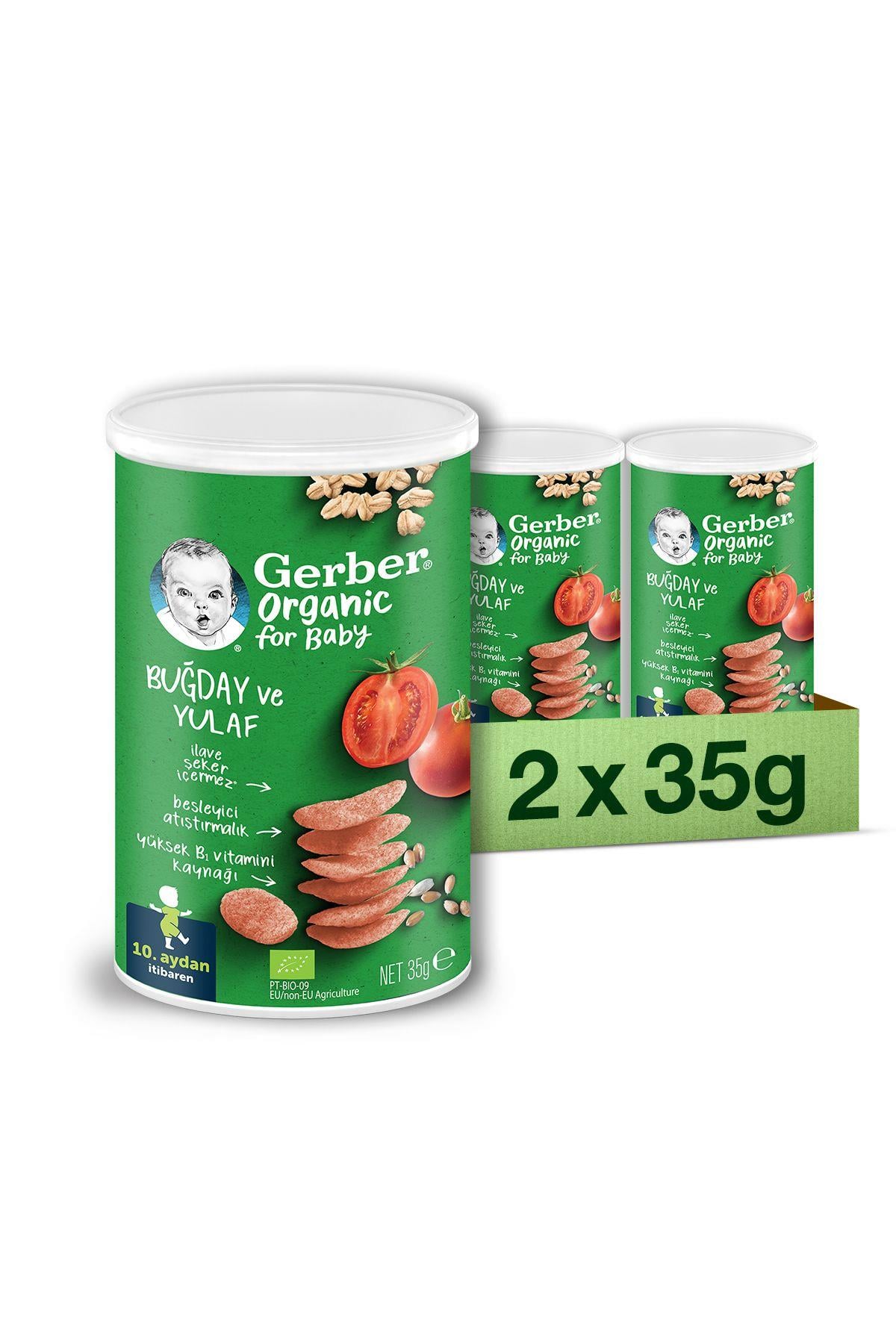 Organik Buğday Ve Yulaflı Bebek Atıştırmalığı 35g X 2 Adet