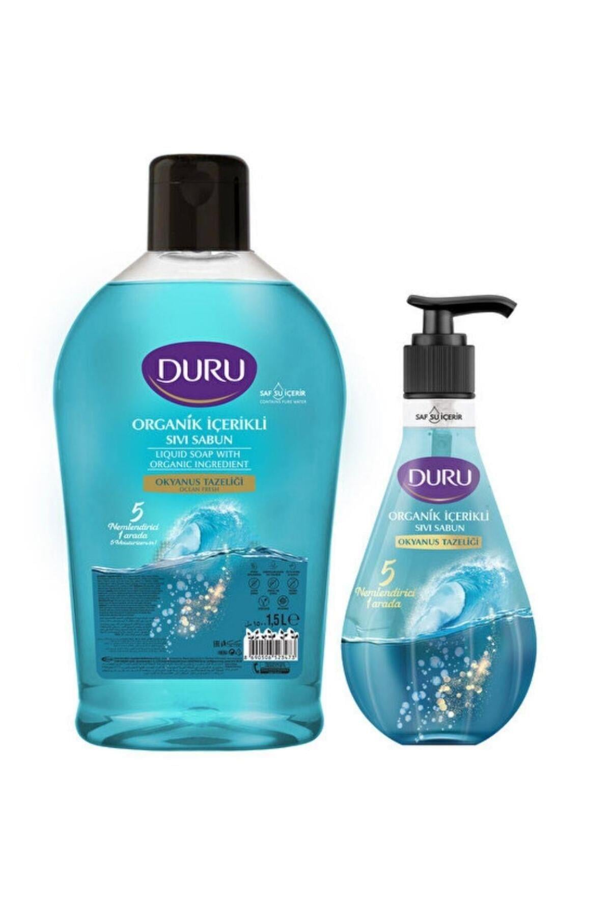 Organik İçerikli Okyanus Tazeliği Sıvı Sabun 1,5+500Ml