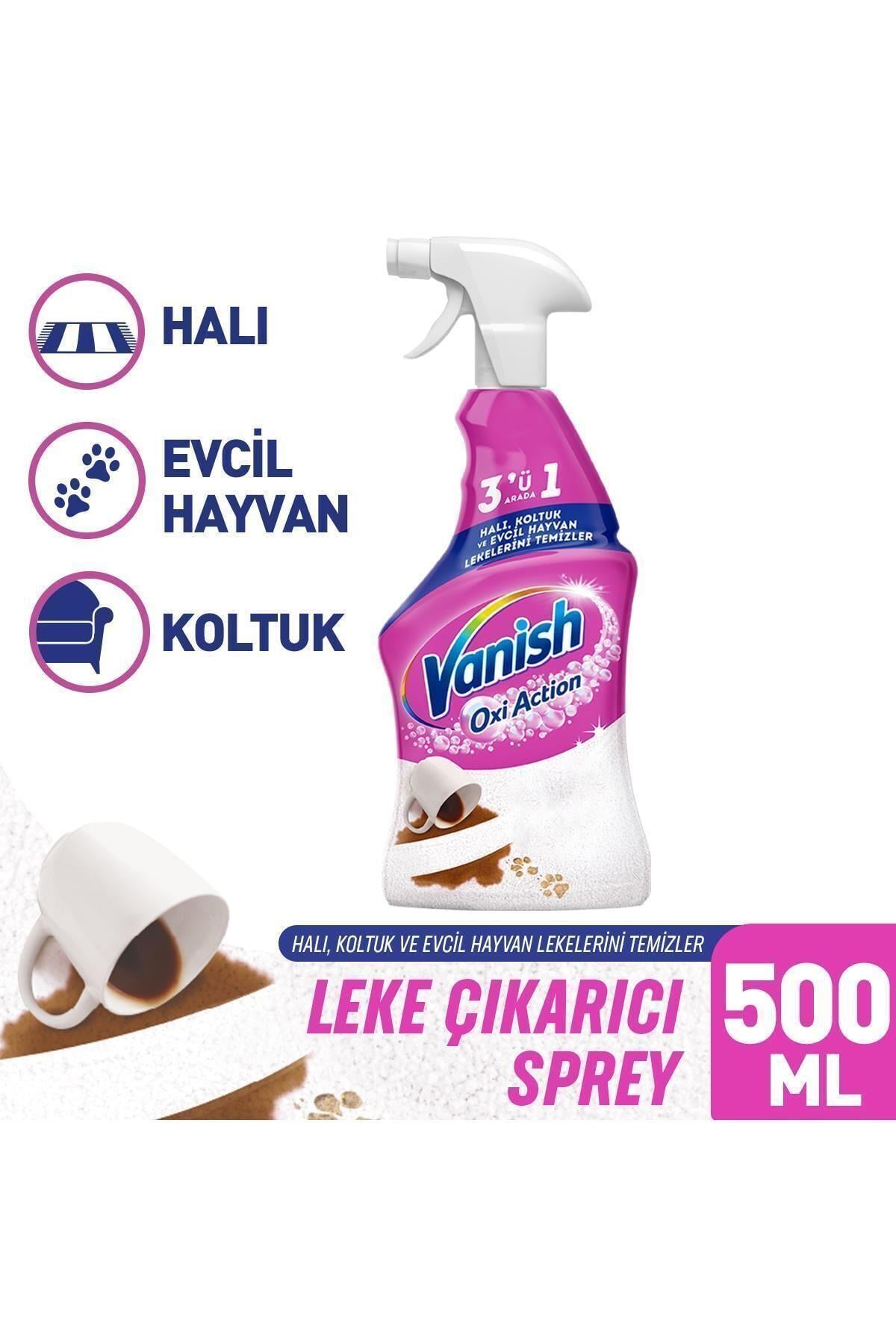 Oxi Action Çok Amaçlı Halı, Koltuk Ve Evcil Hayvan Leke Çıkarıcı Sprey 500 ml