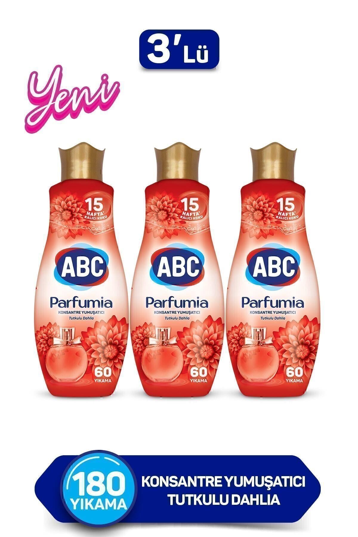Parfumia Konsantre Çamaşır Yumuşatıcısı Tutkulu Dahlia 3 X 1440 ml
