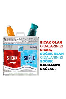 1 Adet Taşınabilir Sıcak-Soğuk Termos Çantası-Termal Torbası