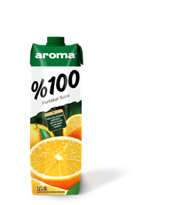 Aroma %100 Meyve Suyu 1/1 Portakal 1000ml