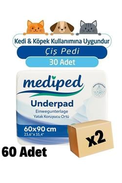 Hasta Alt Açma Yatak Koruyucu Örtü 60*90cm 60 Adet (2PK*30)