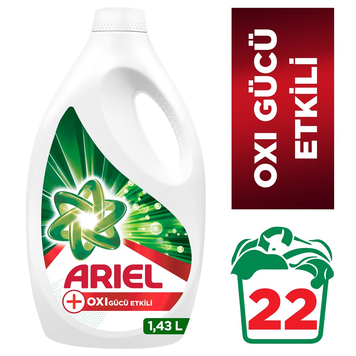 Ariel Oxi 22 Yıkama Sıvı Deterjan