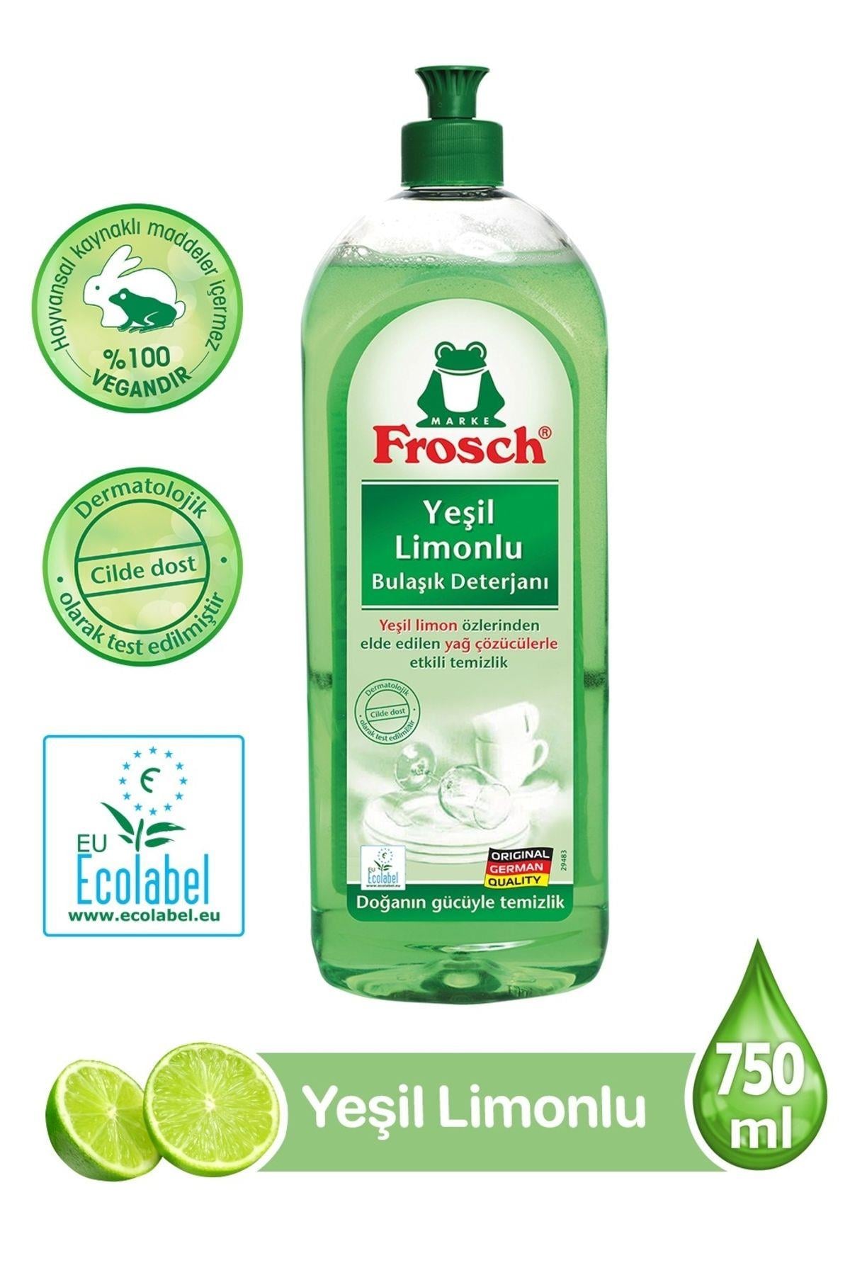 Bulaşık Deterjanı Yeşil Limonlu 750 ml