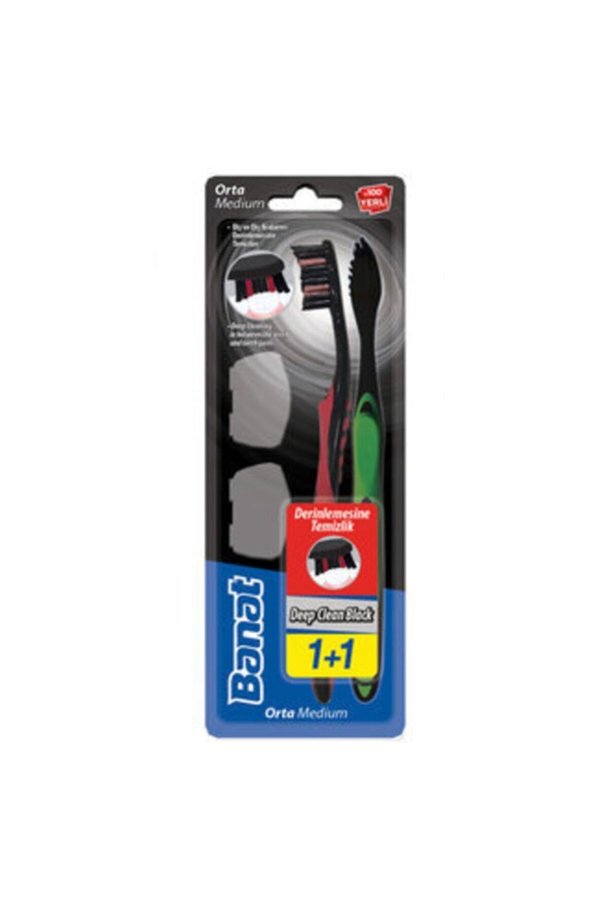 Deep Clean Black 1+1 Yetişkin Diş Fırçası