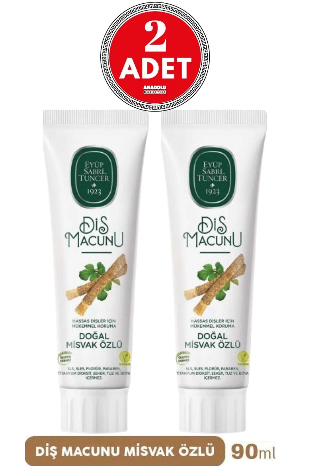 Doğal Diş Macunu 90 ml Misvak X2 Adet