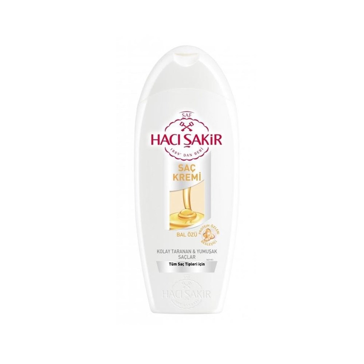 Hacı Şakir Saç Kremi 450 ML Bal /Tüm Saçlar