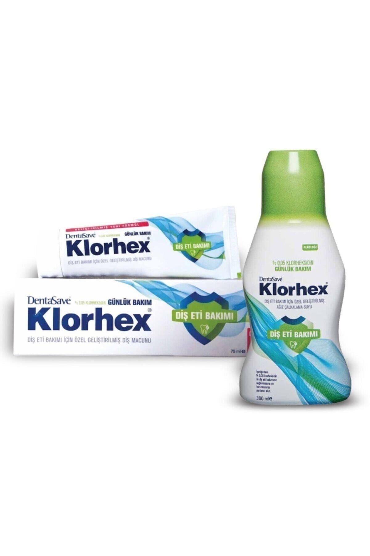 Klorhex Günlük Bakım Diş Macunu 75 Ml Ve Ağız Bakım Suyu 300 Ml