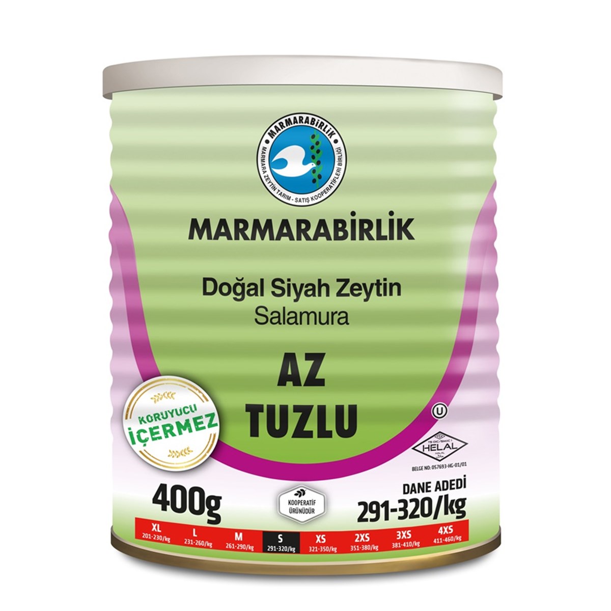 M.bırlık Gemlık Az Tuz Hss Tnk 400Gr 291-320 Klb