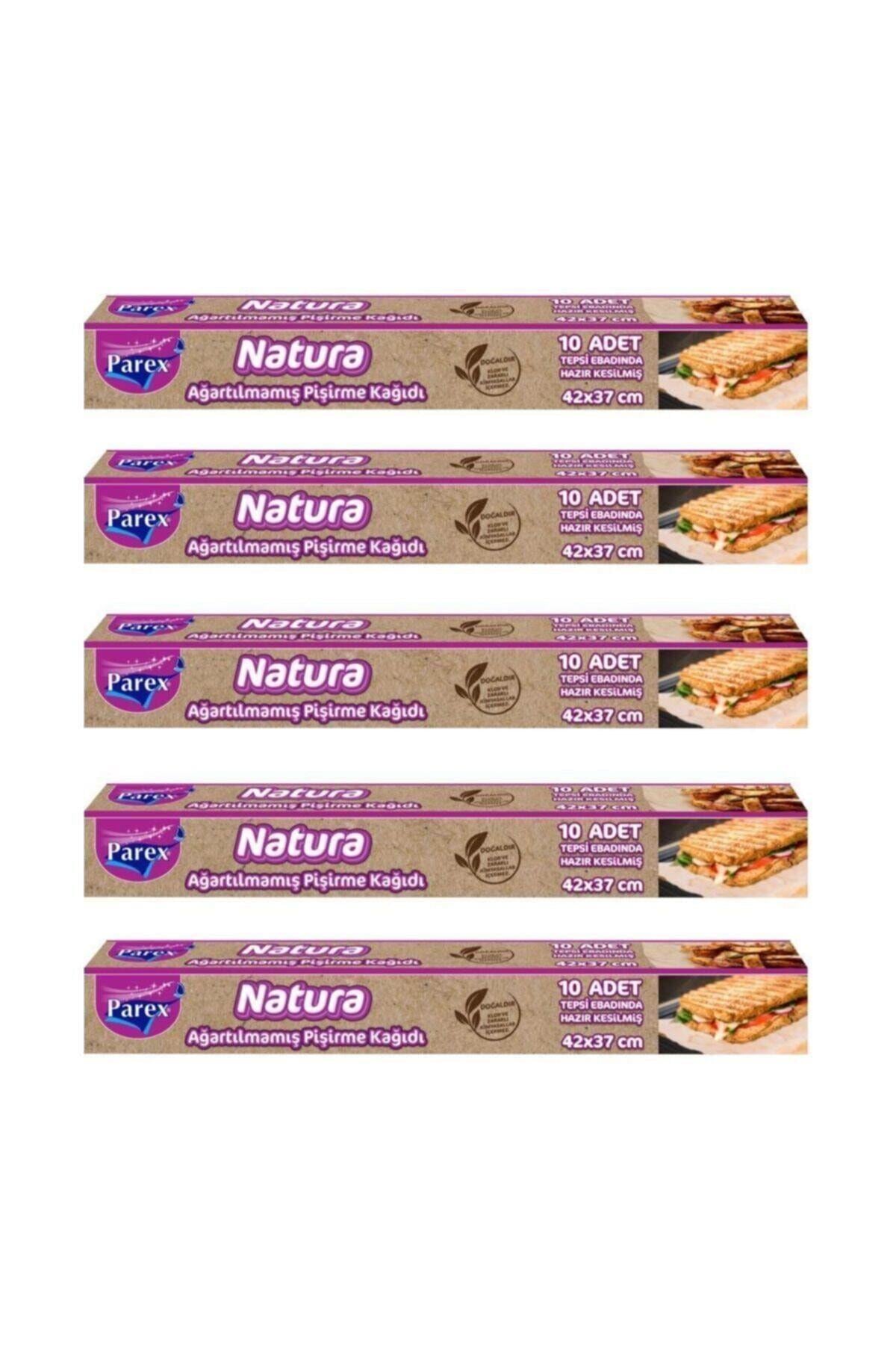 Natura Ağartılmamış Hazır Pişirme Kağıdı 10'lu X 5 Adet