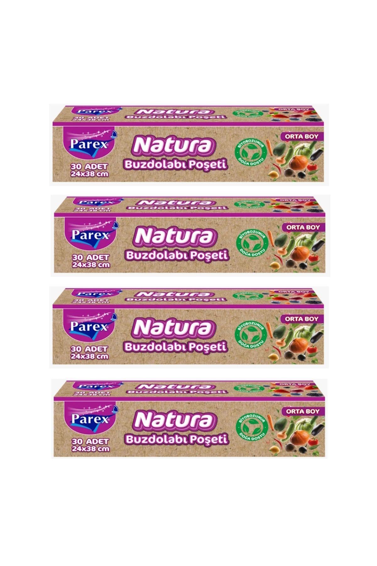 Natura Buzdolabı Poşeti Orta Boy 30'lu 4 Adet