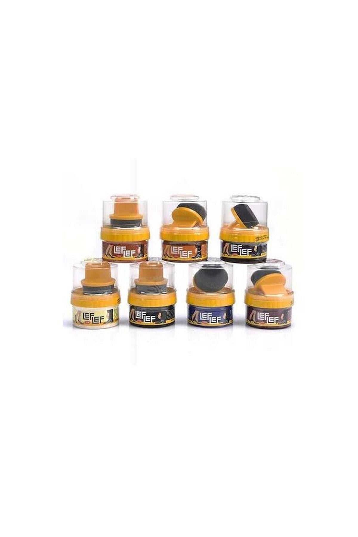 Nuri LefLef Hazır Krem 60ml Kahverengi Ayakkabı Boyası