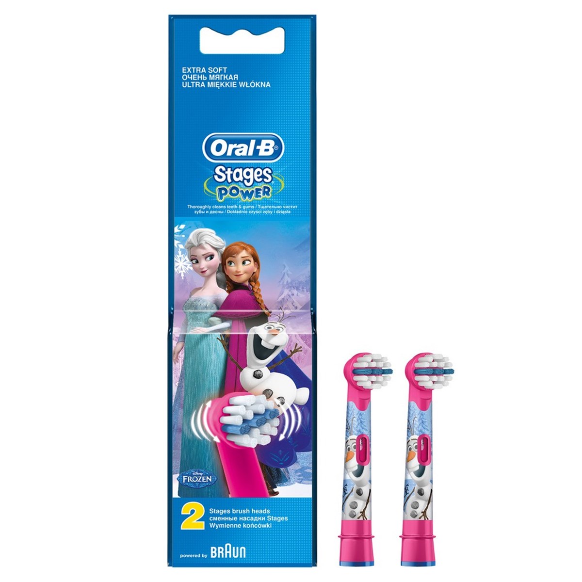 Oral-B Fırça Yedek Başlık Çocuk 2 LI Frozen