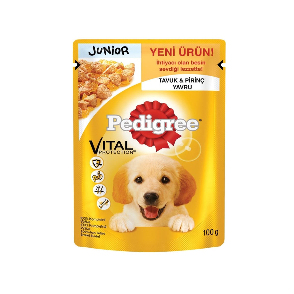 Pedigree Pouch Yavru Tavuklu 100 GR