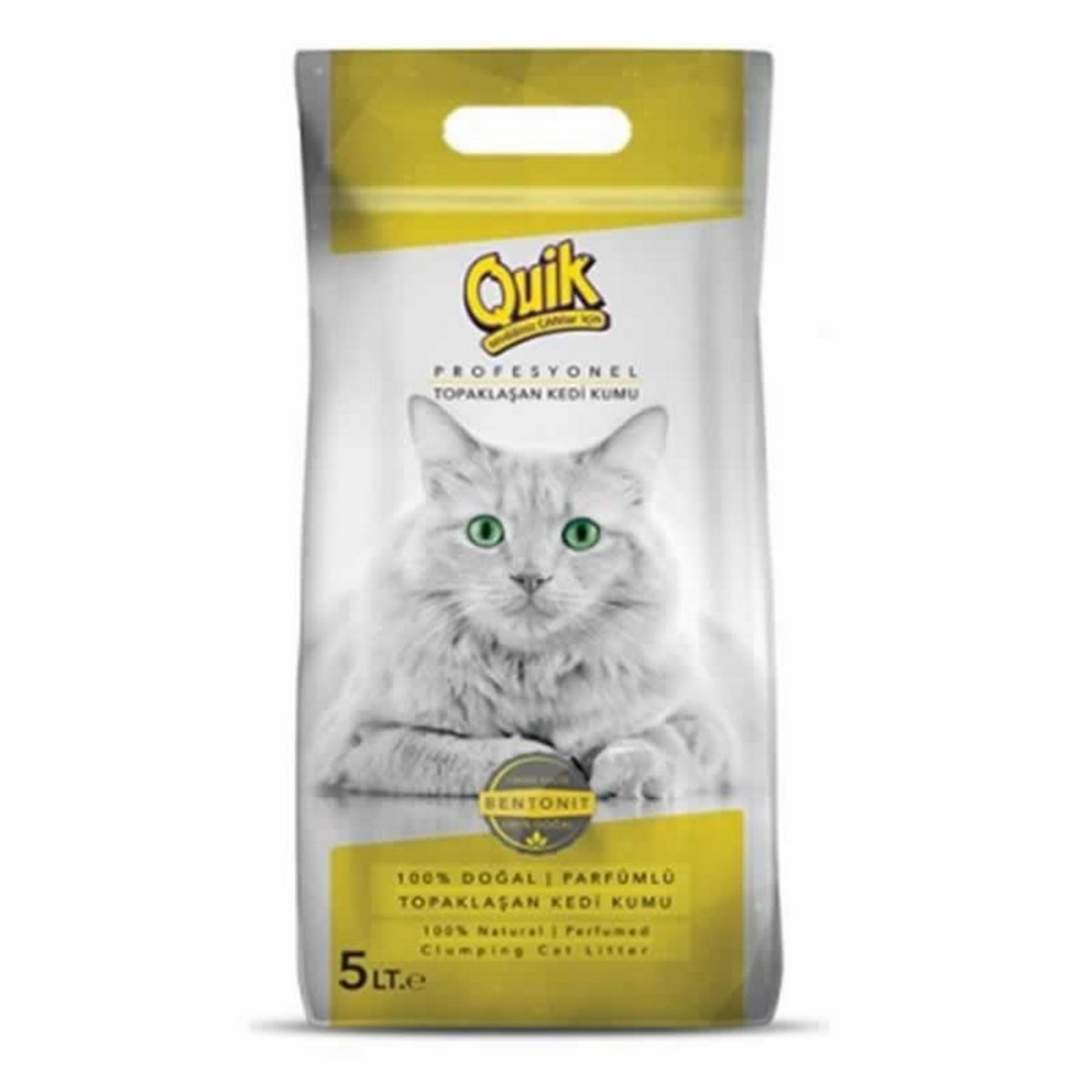 Quik Bentonit İnce Kedi Kumu 5 LT