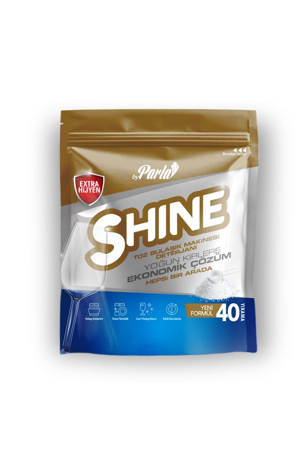 Shine Toz Bulaşık Makine Deterjanı 40 Yıkama